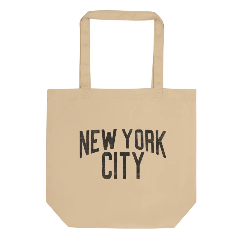 New York City Canvas Tote (Black Text) product image (1)