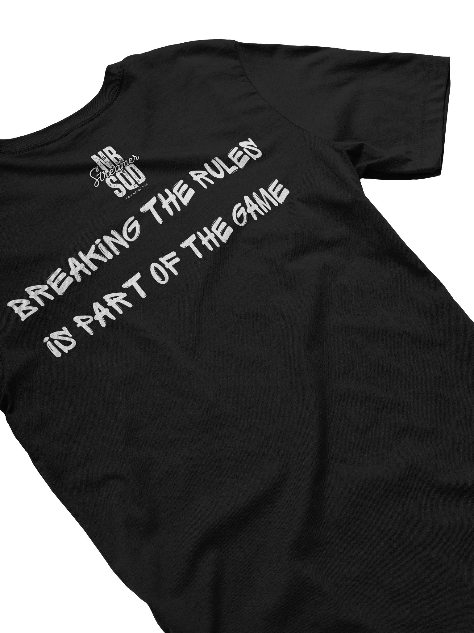 NBSQD Graffiti Ladies BLK T-Shirt - Break The Rules Its Part of The Game product image (4)