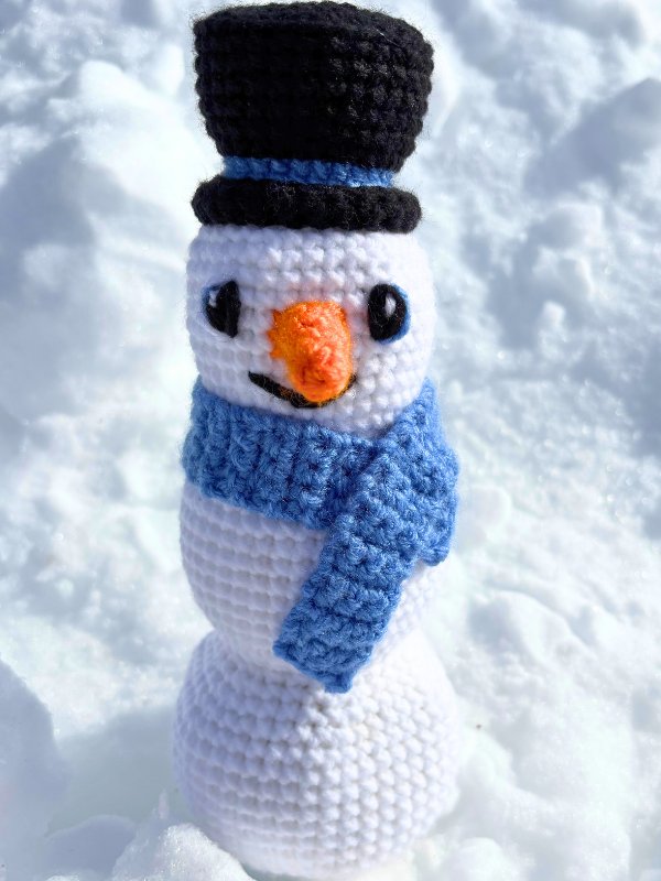 Sunny Snowman Handmade Toy product image (2)