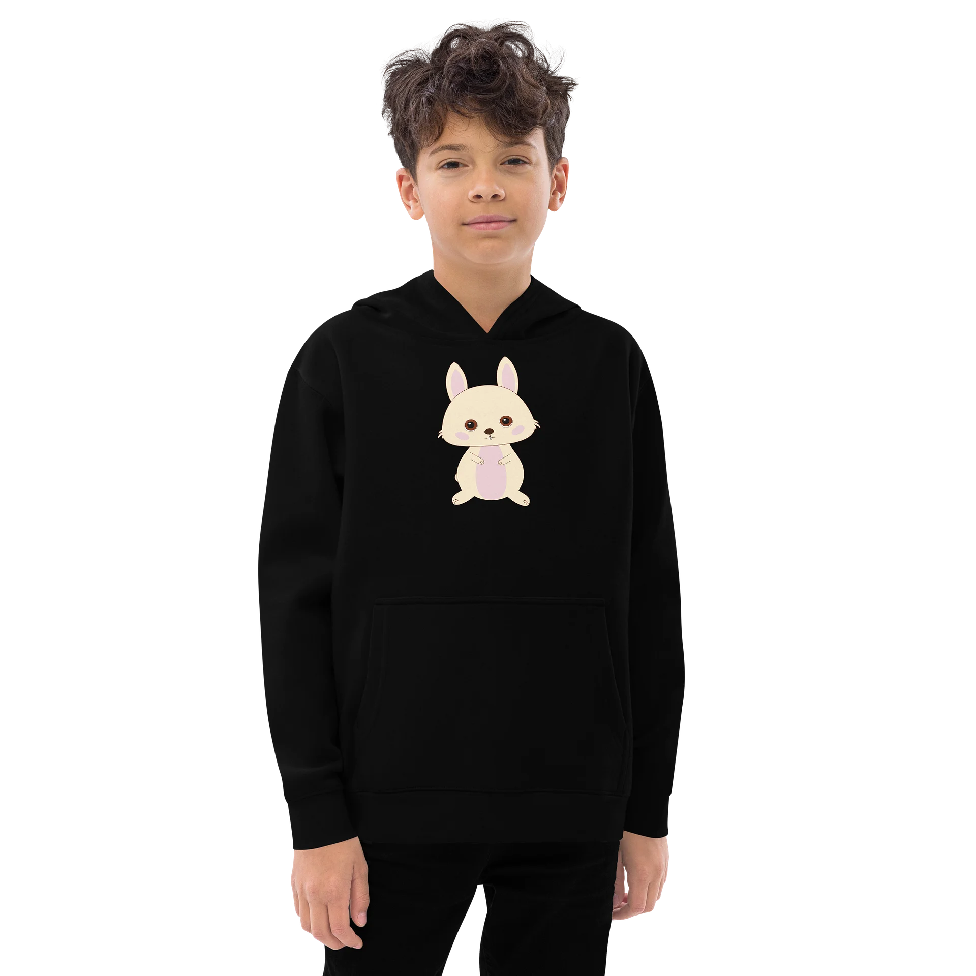 Sitting Woodland Friends Bunny Youth Pullover product image (1)