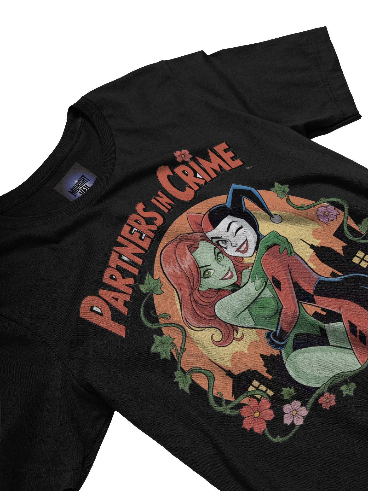 Vinebound Vixens: Harley Quinn & Poison Ivy Partners in Crime T-Shirt product image (5)