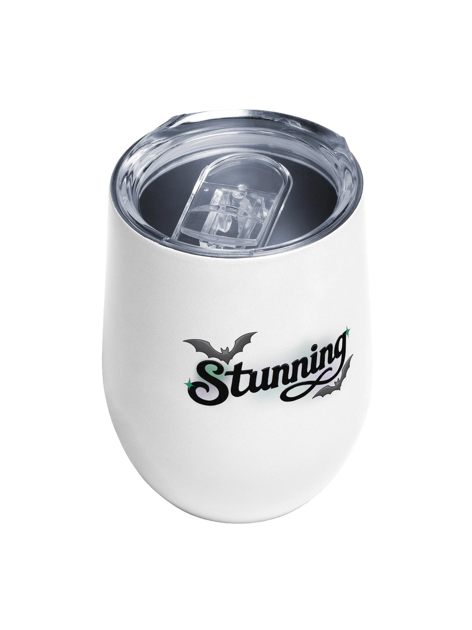 Stunning in Black Double Walled Wine Tumbler product image (2)