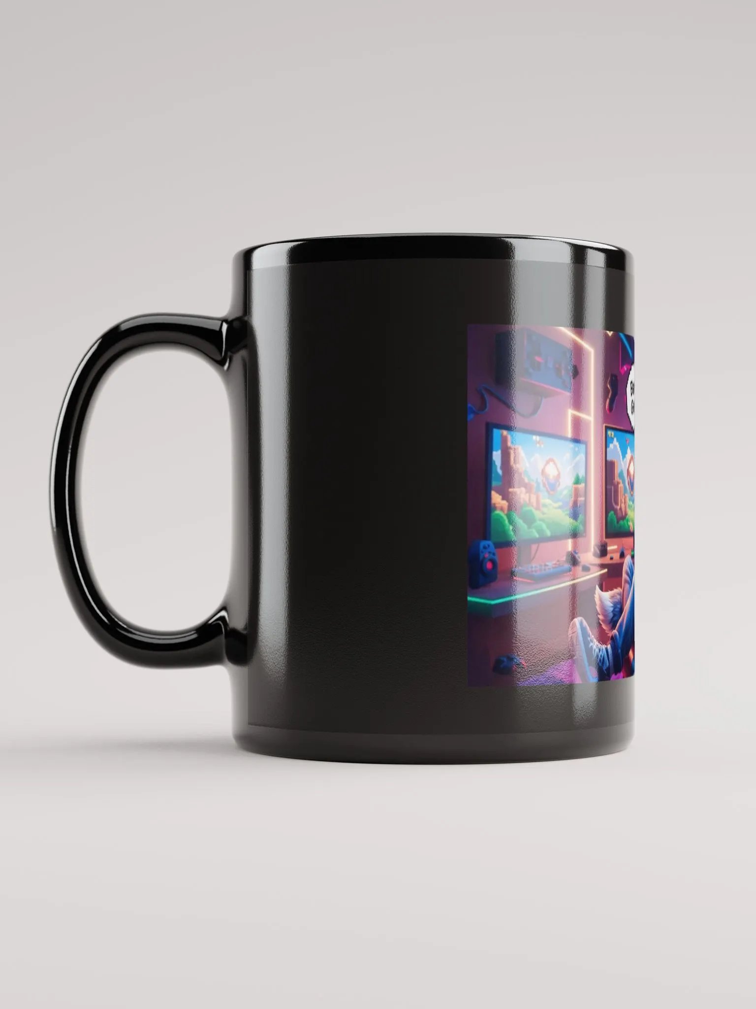 Barmy Gamer Wolf Mug product image (11)