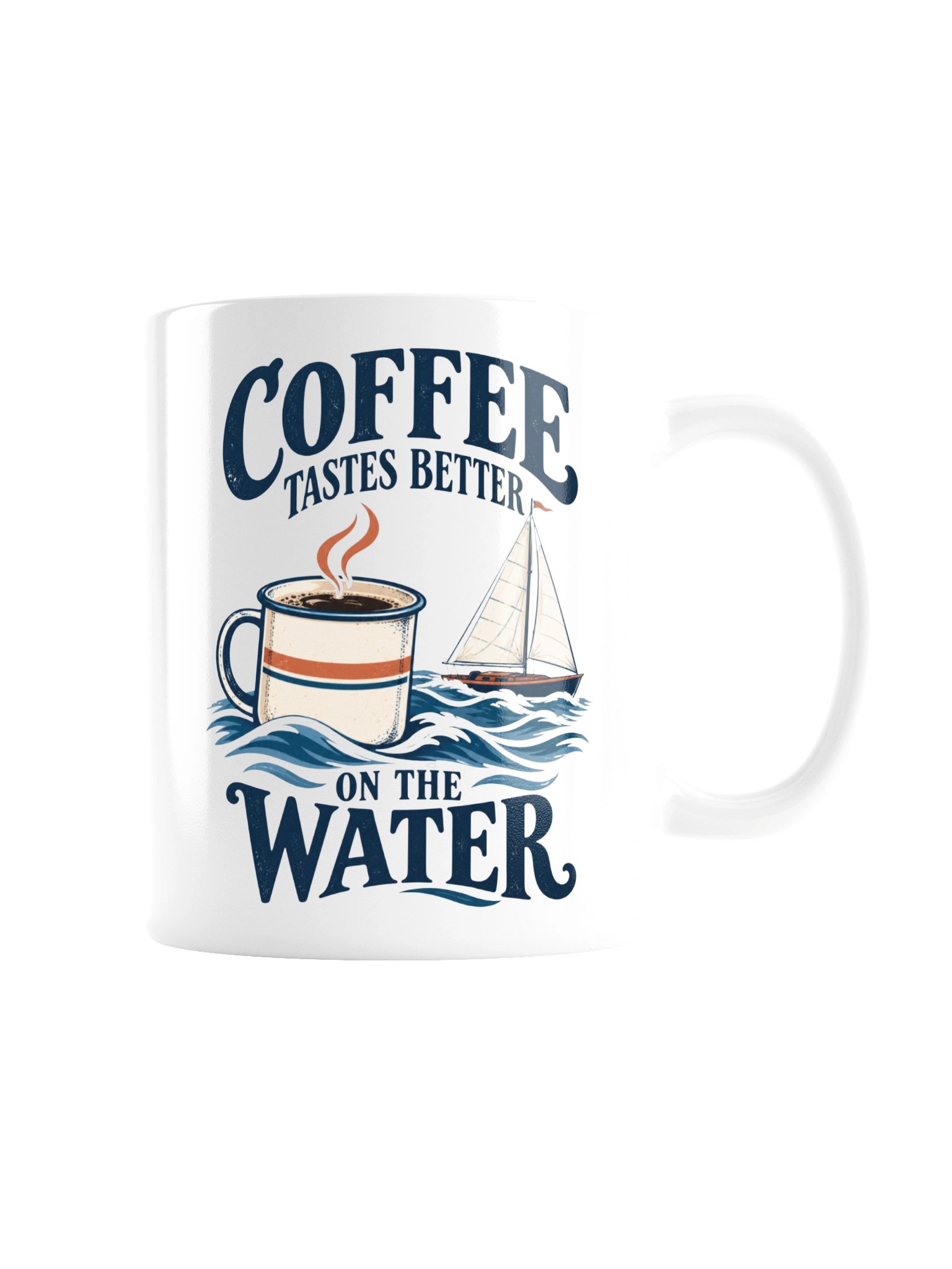 Coffee Tastes Better on the Water Mug product image (3)