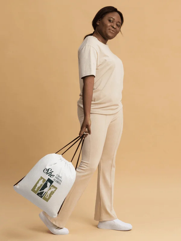 Golf Printed Drawstring Bag product image (3)