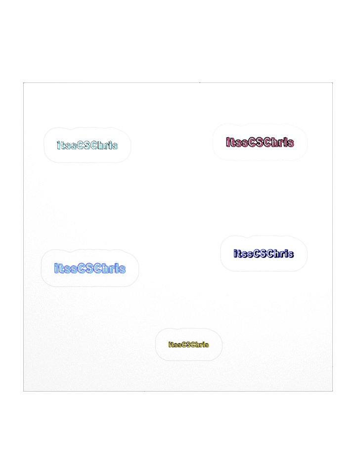 itssCSChris Stickers 5PK product image (1)