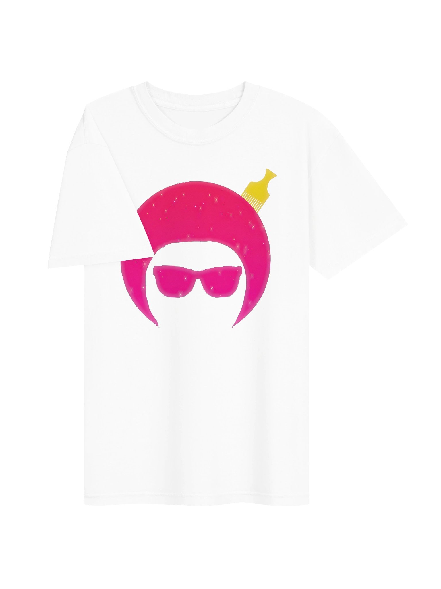 Pink Red Sparkle | Classic MystFro Graphic Tee product image (3)