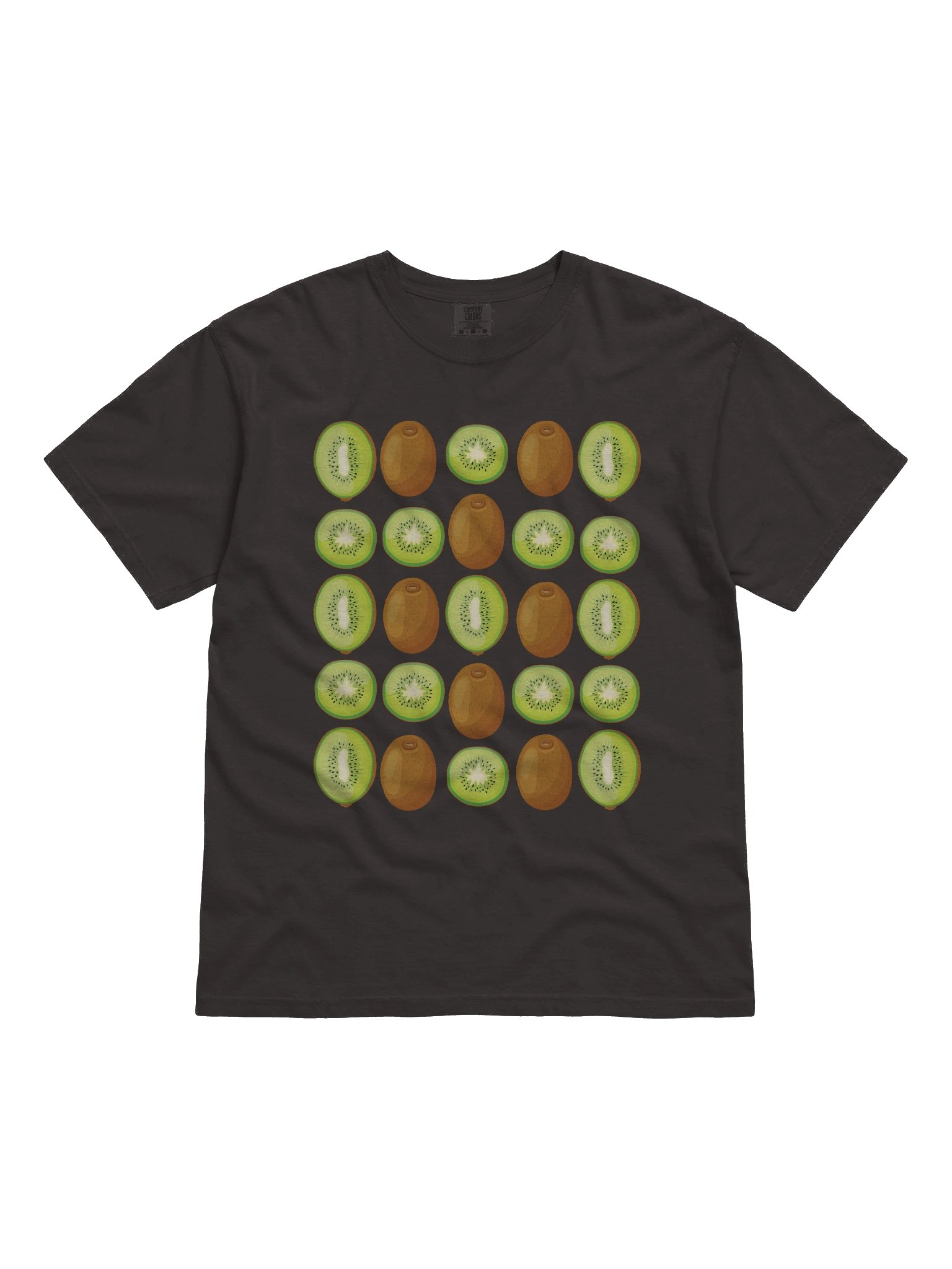 Kiwi Fruit Pattern Shirt – Cute Green Aesthetic Summer Graphic Tee product image (4)