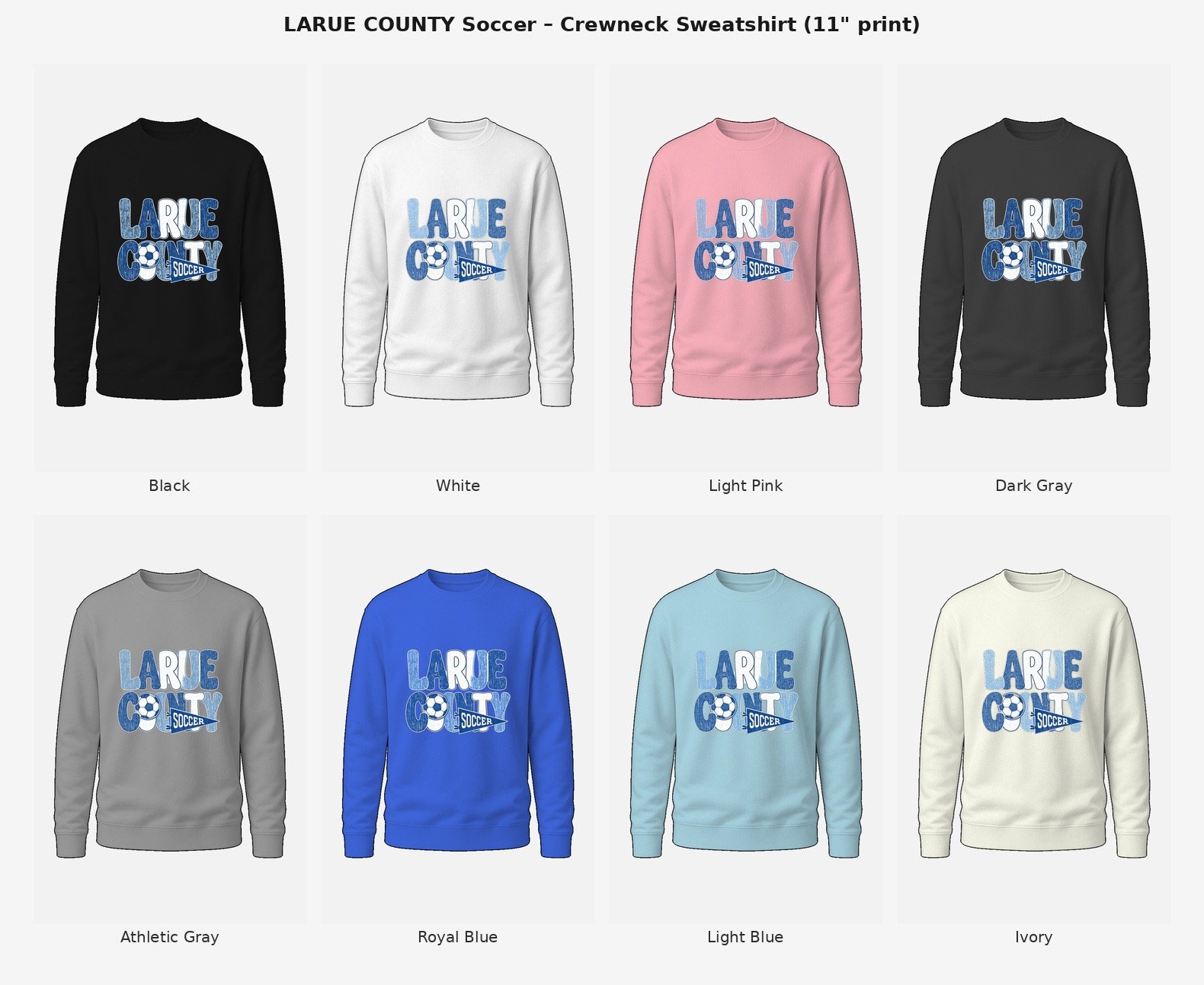 Soccer Bubble Letters Tee Sweat Shirt product image (1)
