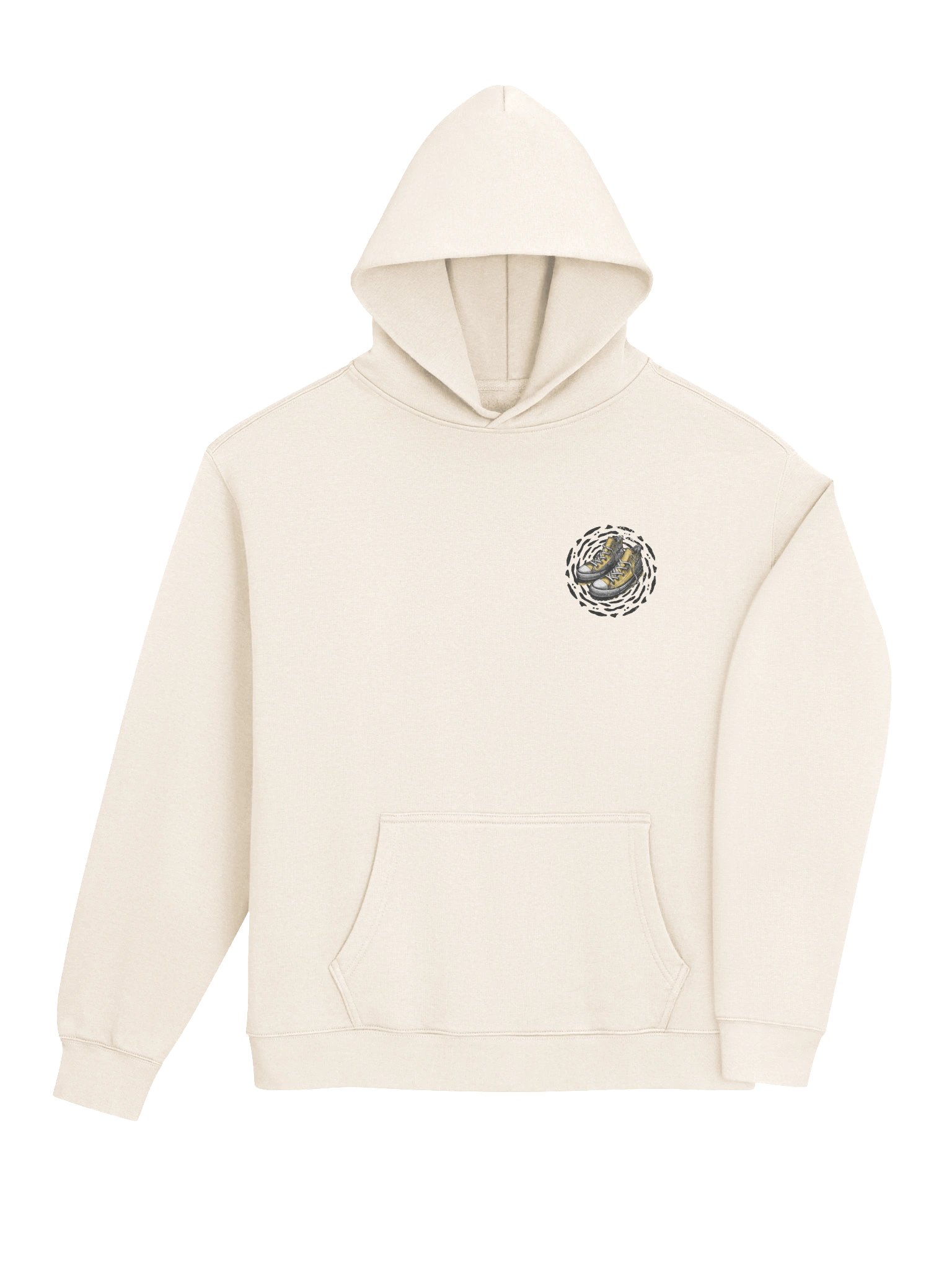 Urban Street Graphic Hoodie — Distressed Sneaker Street Art Design product image (37)