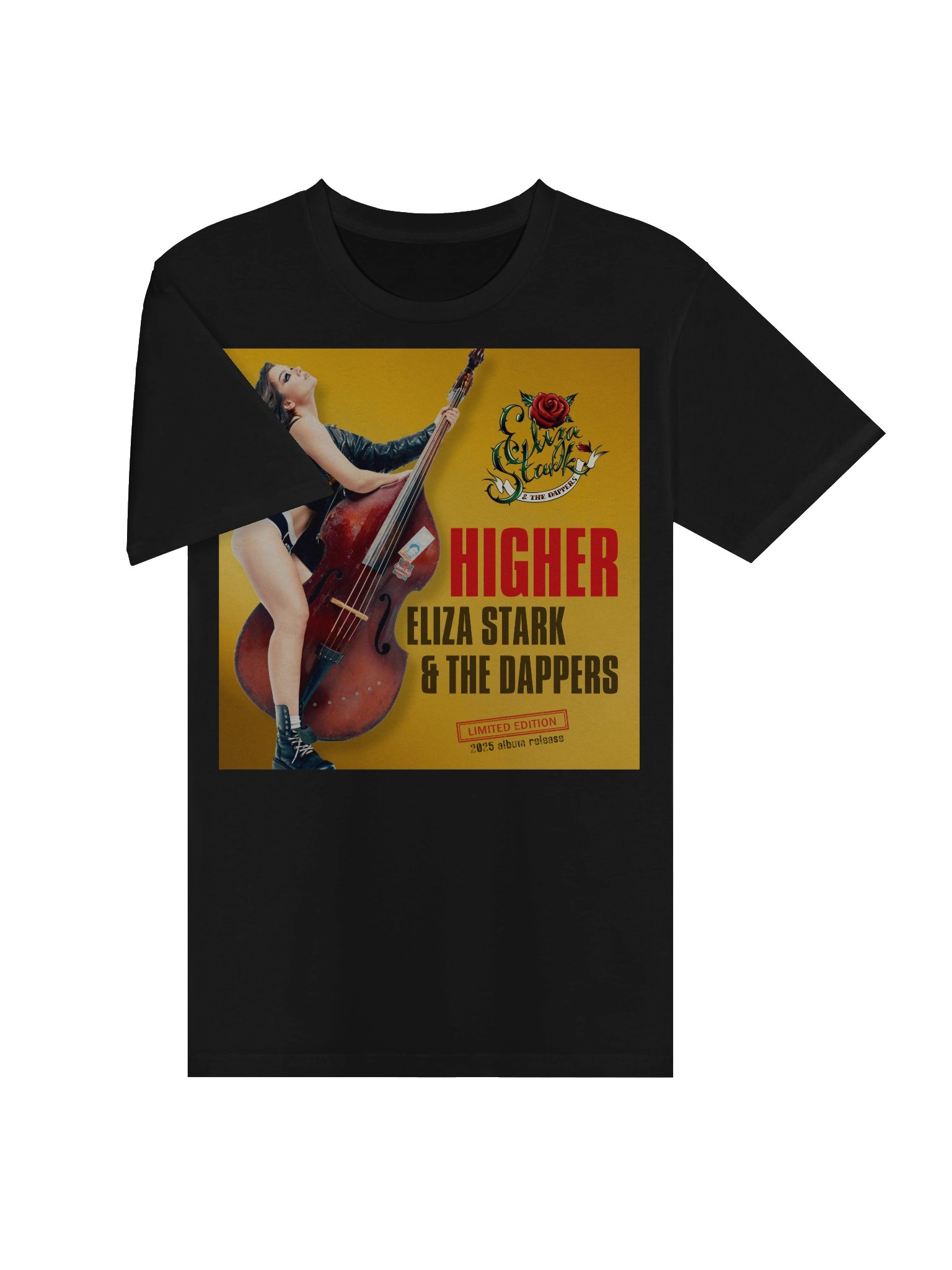 Higher Tee - Black (Woman's Fit) product image (3)