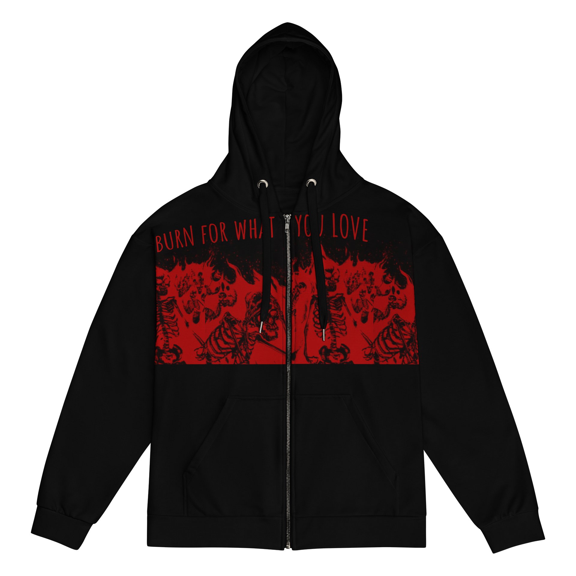 INFERNO CORE - "Burn For What You Love" Zip-Up Hoodie product image (1)