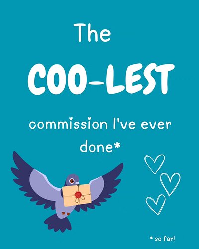 This one warmed my little pidge-obsessed heart ❤️🥺🐦

*Not my graphics - I used free (non gen AI) ones from Canva