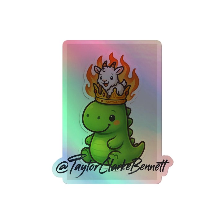 Tiny Diny Queen Holo Sticker product image (2)