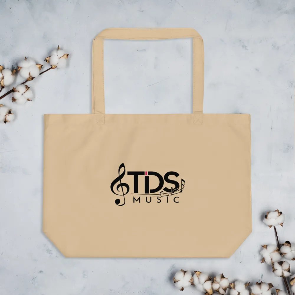 TDS Music Eco-Friendly Organic Cotton Tote - Musical Design product image (4)