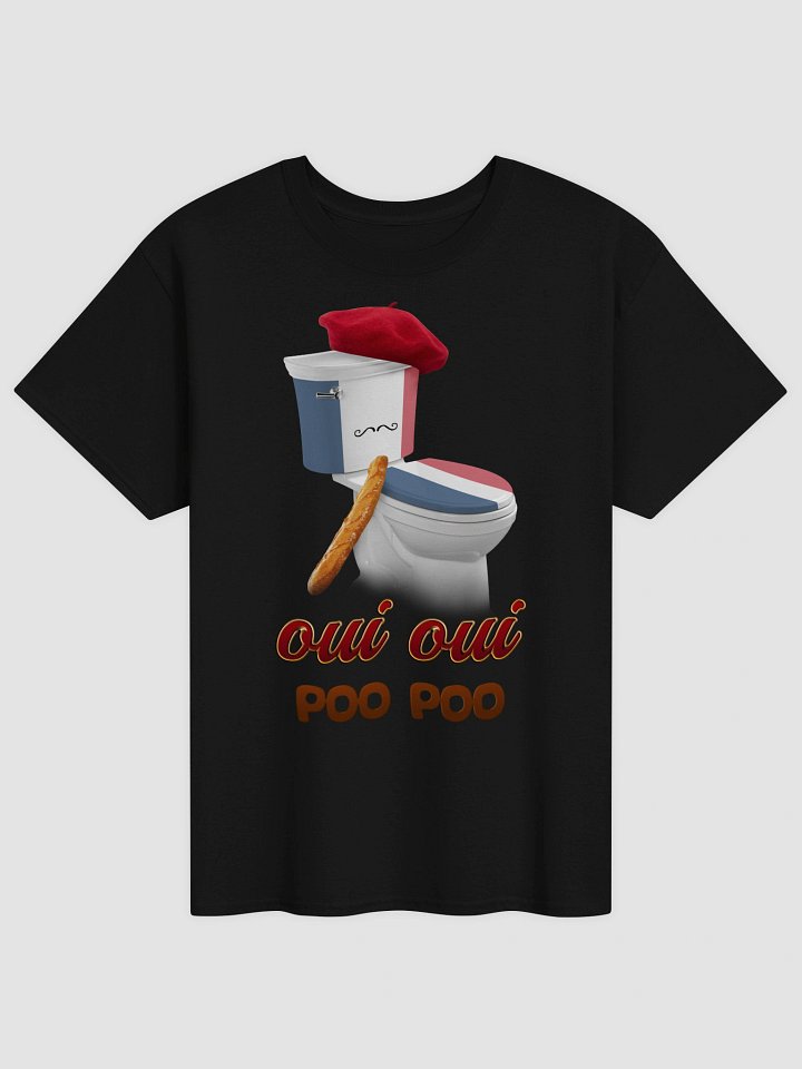 Oui Oui Poo Poo French toilet T-shirt product image (1)
