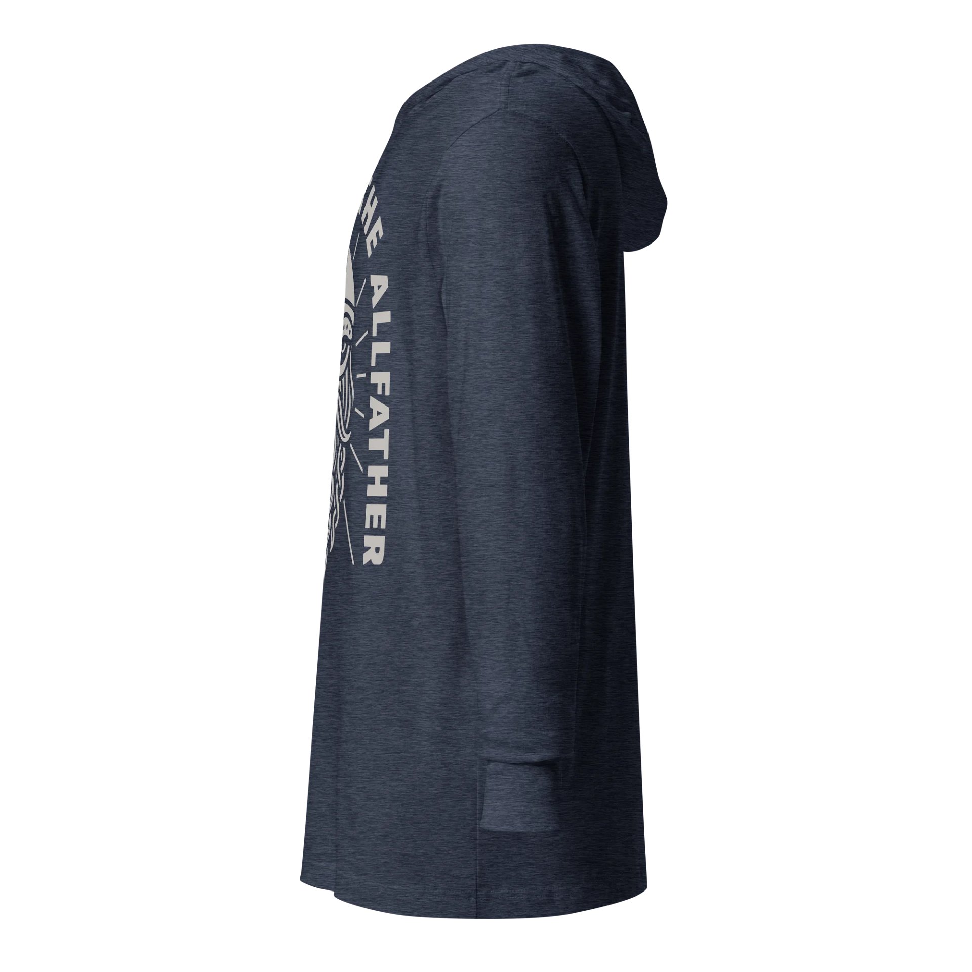Descended from the Allfather Hooded Long Sleeve Tee product image (4)