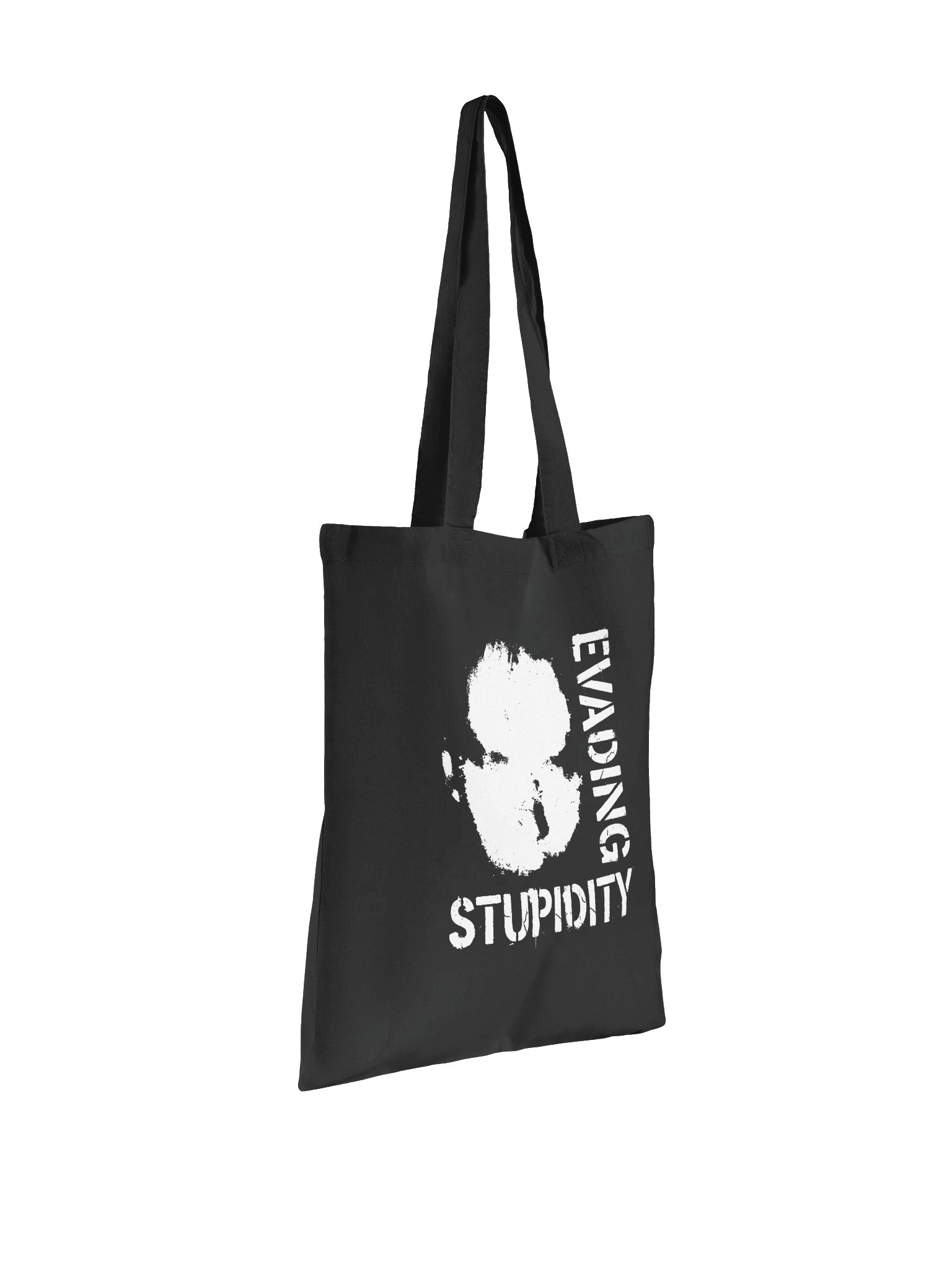 Evading Stupidity Cotton Tote Bag product image (3)
