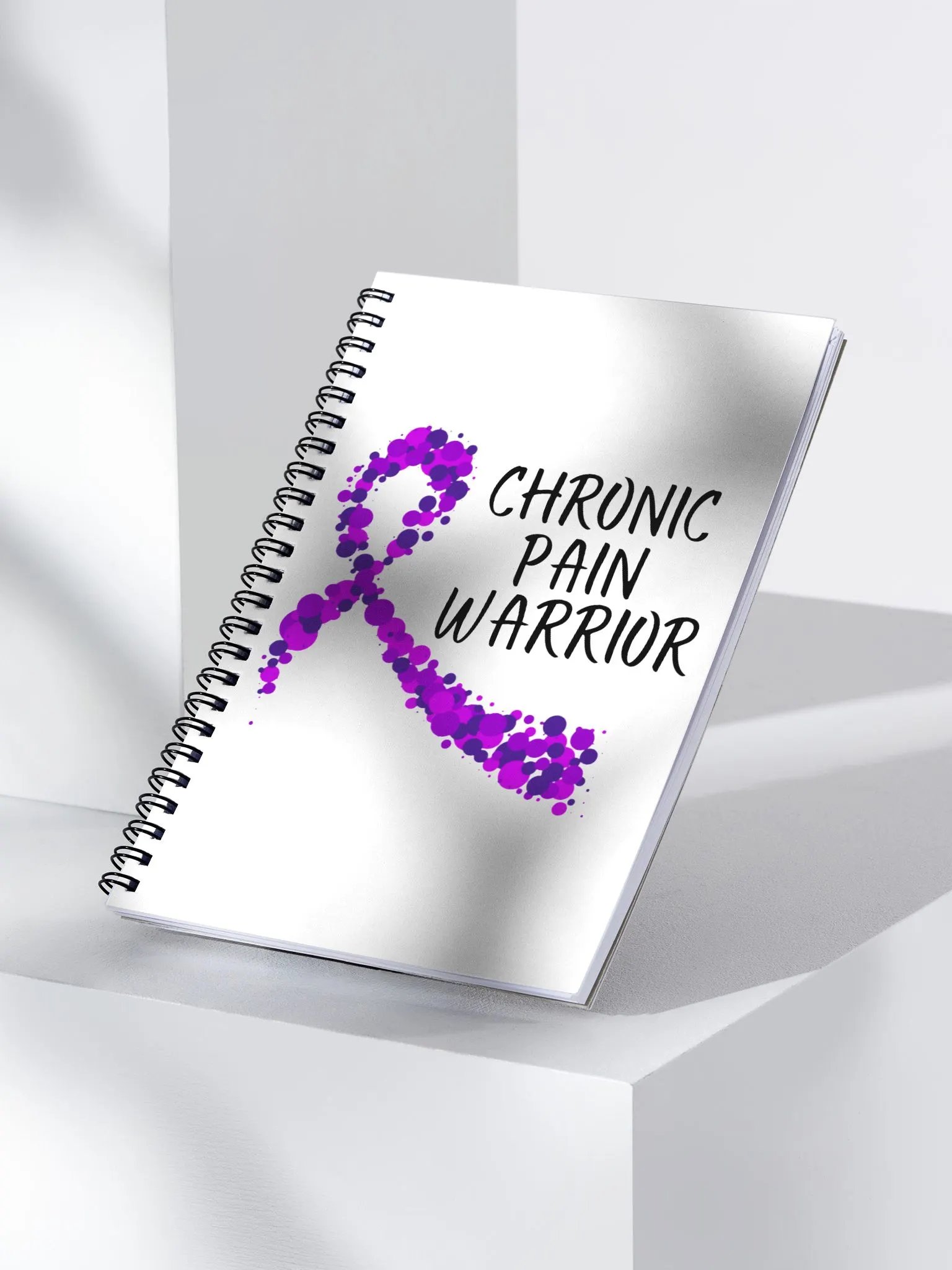 Chronic Pain Warrior Bubble Ribbon Notebook (140 Pages) product image (3)