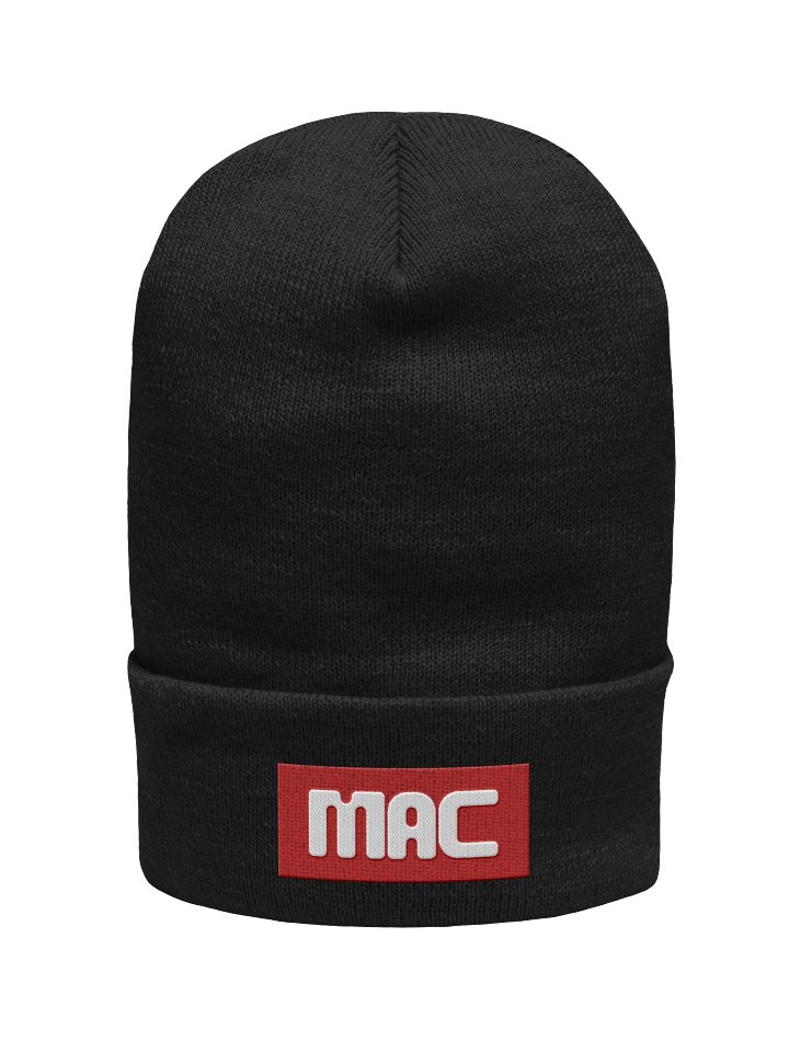 MAC RED BOX LOGO BEANIE product image (1)