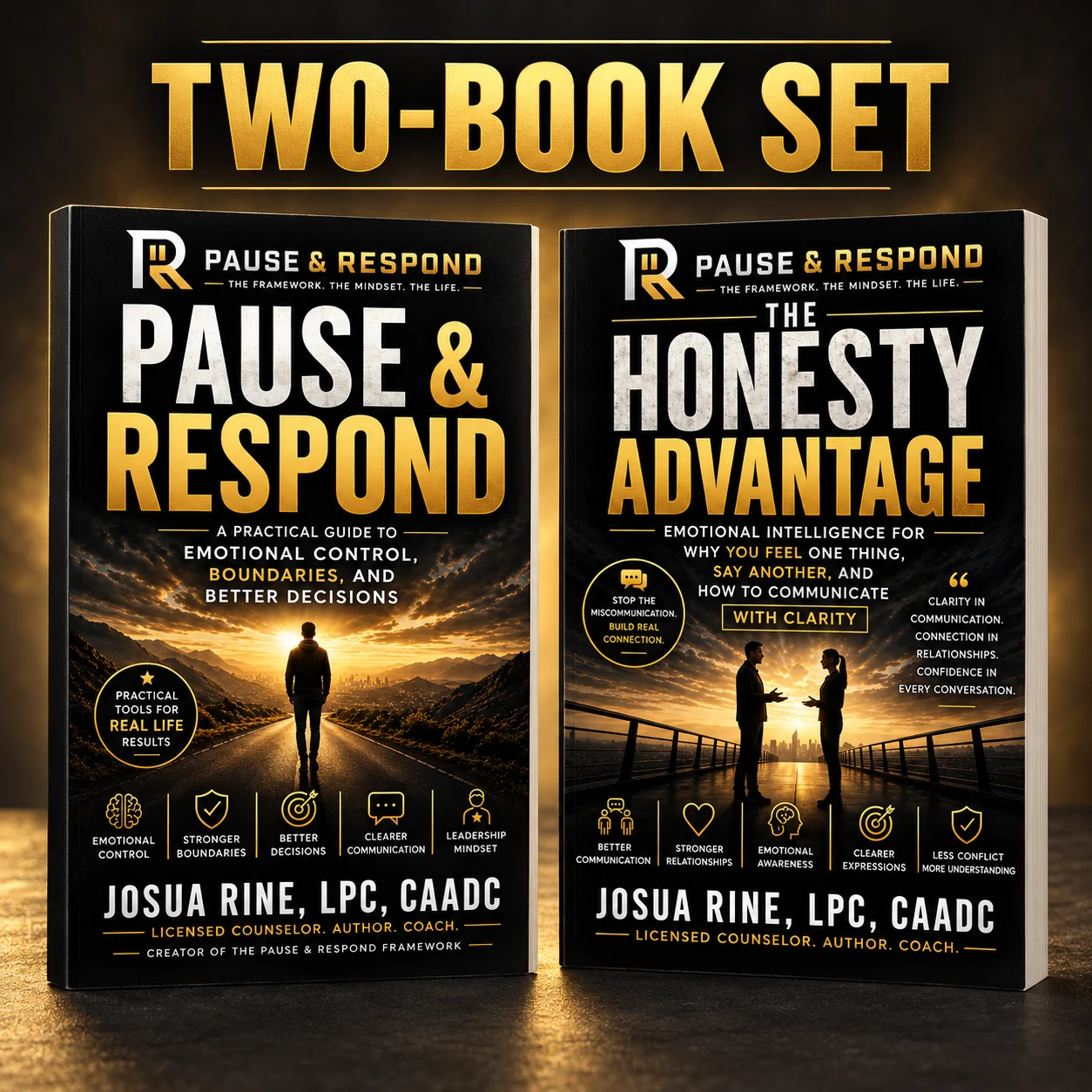 Pause & Respond + The Honesty Advantage — Two-Book Set product image (1)