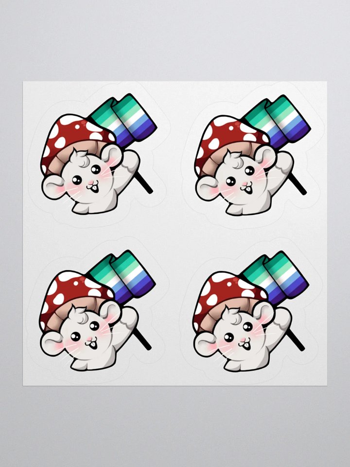 Gay/MLM Pride Flag Stickers product image (1)