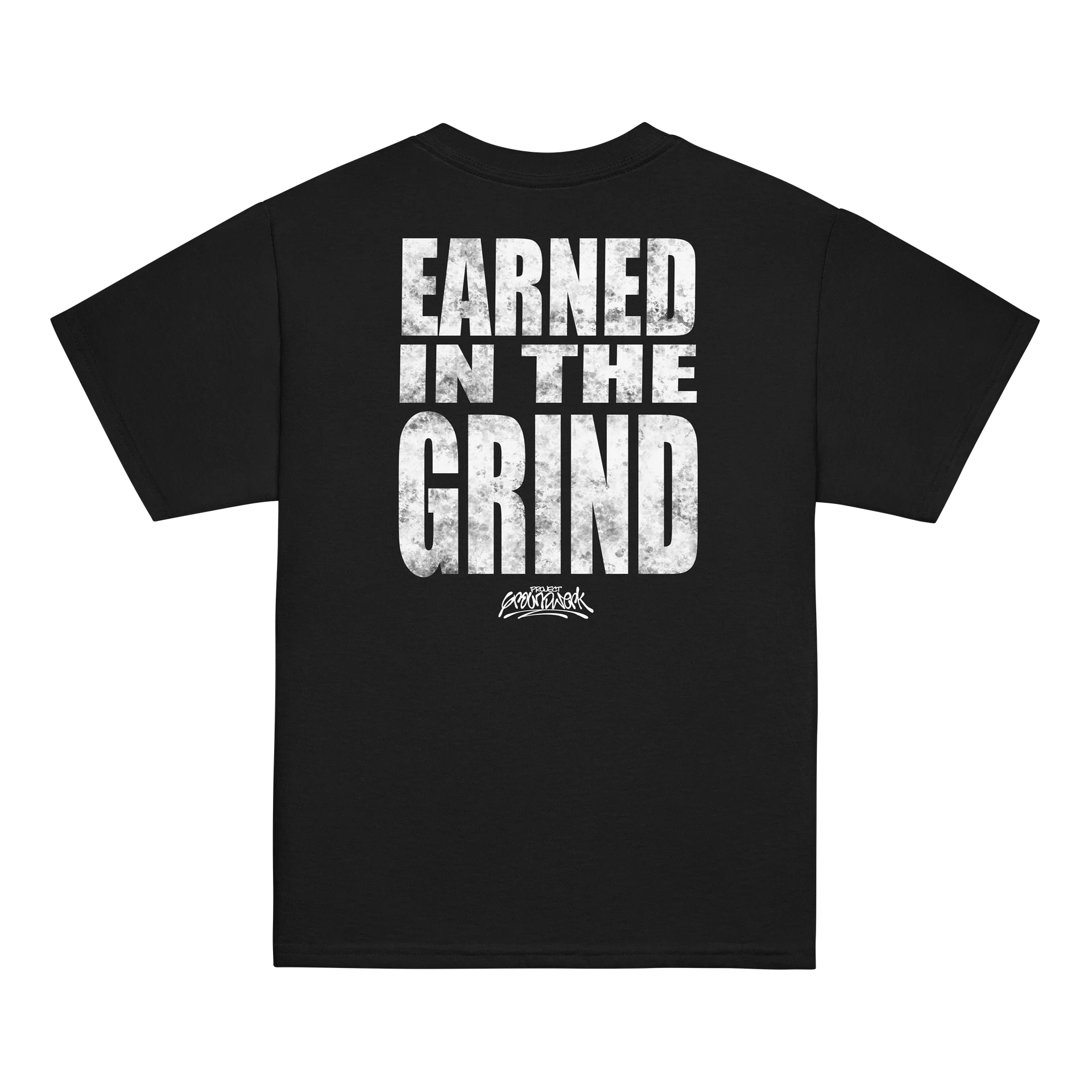Earned In The Grind Youth Classic (Front/Back) Black Tee product image (1)