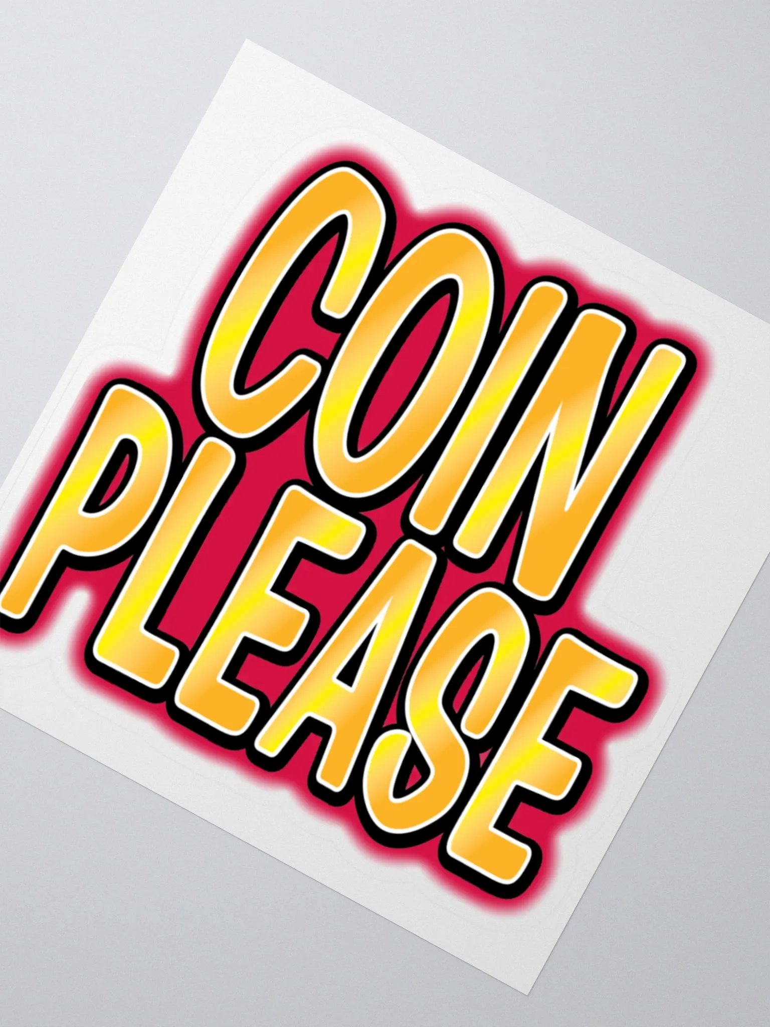 Coin Please Sticker product image (2)