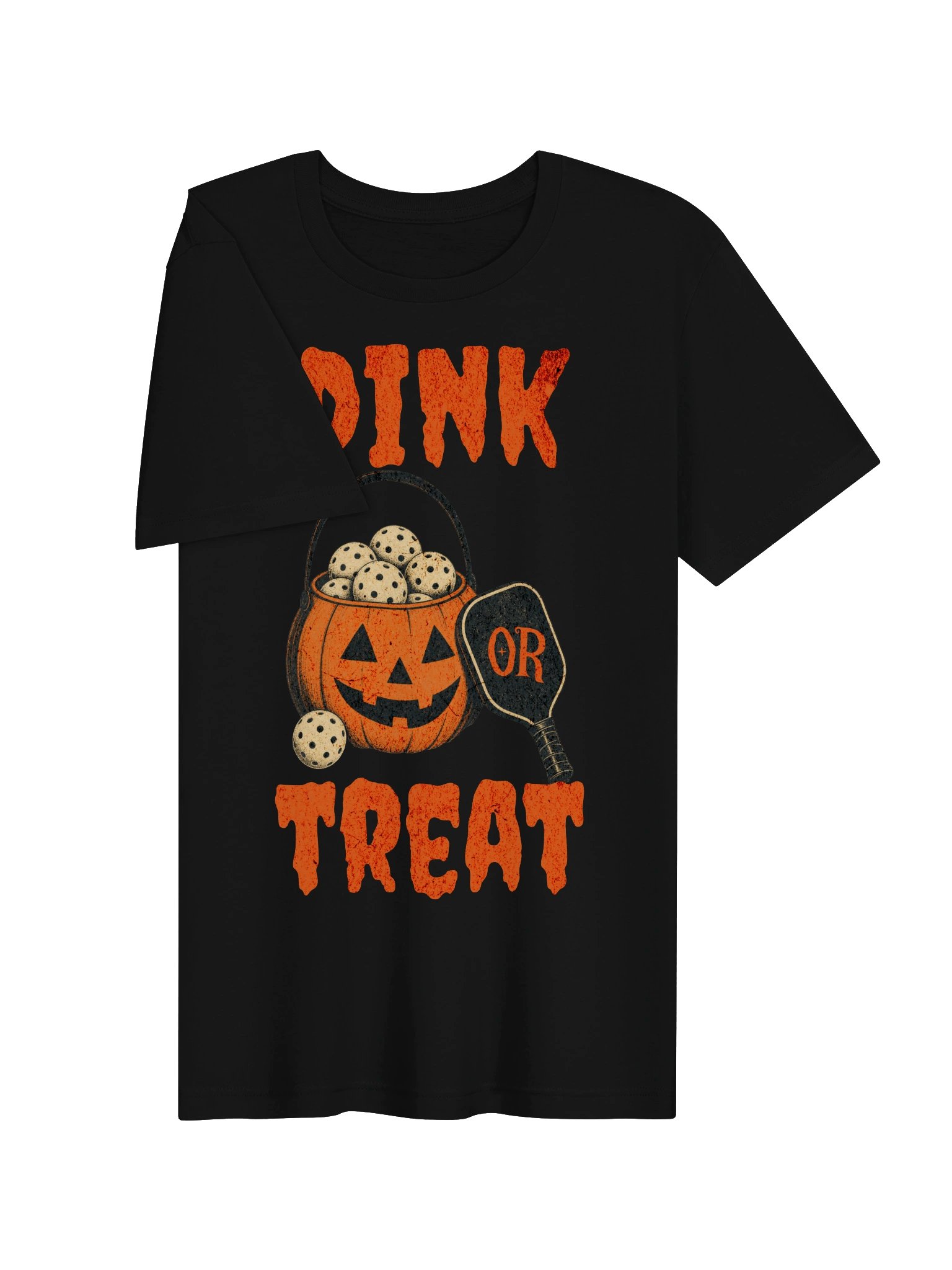 Dink or Treat Halloween Pickleball Tee Funny Gift for Men and Women product image (3)