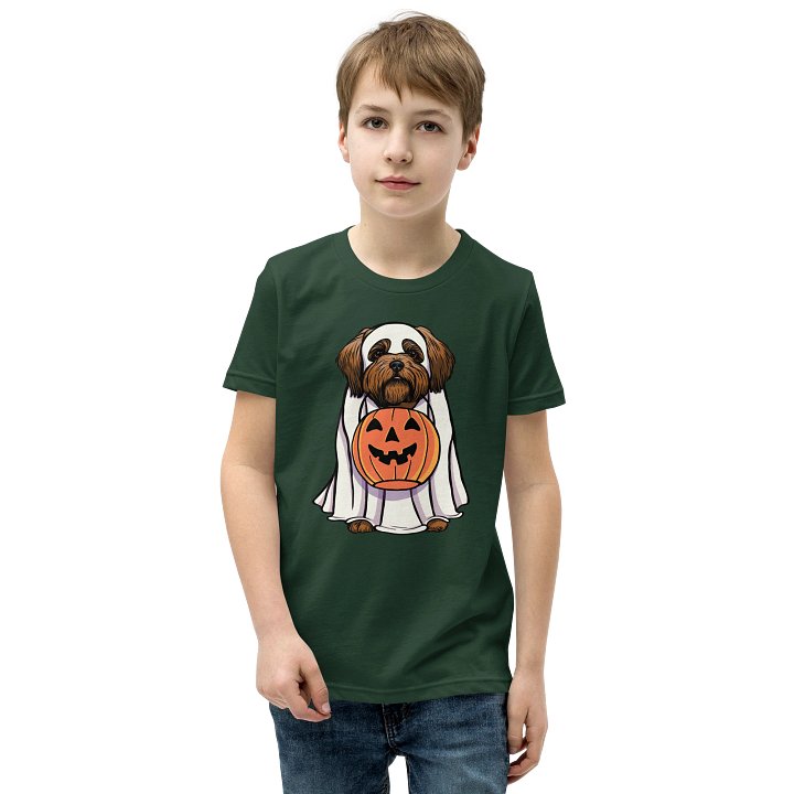 Halloween Shih Tzu(Red) Youth T-Shirt product image (1)