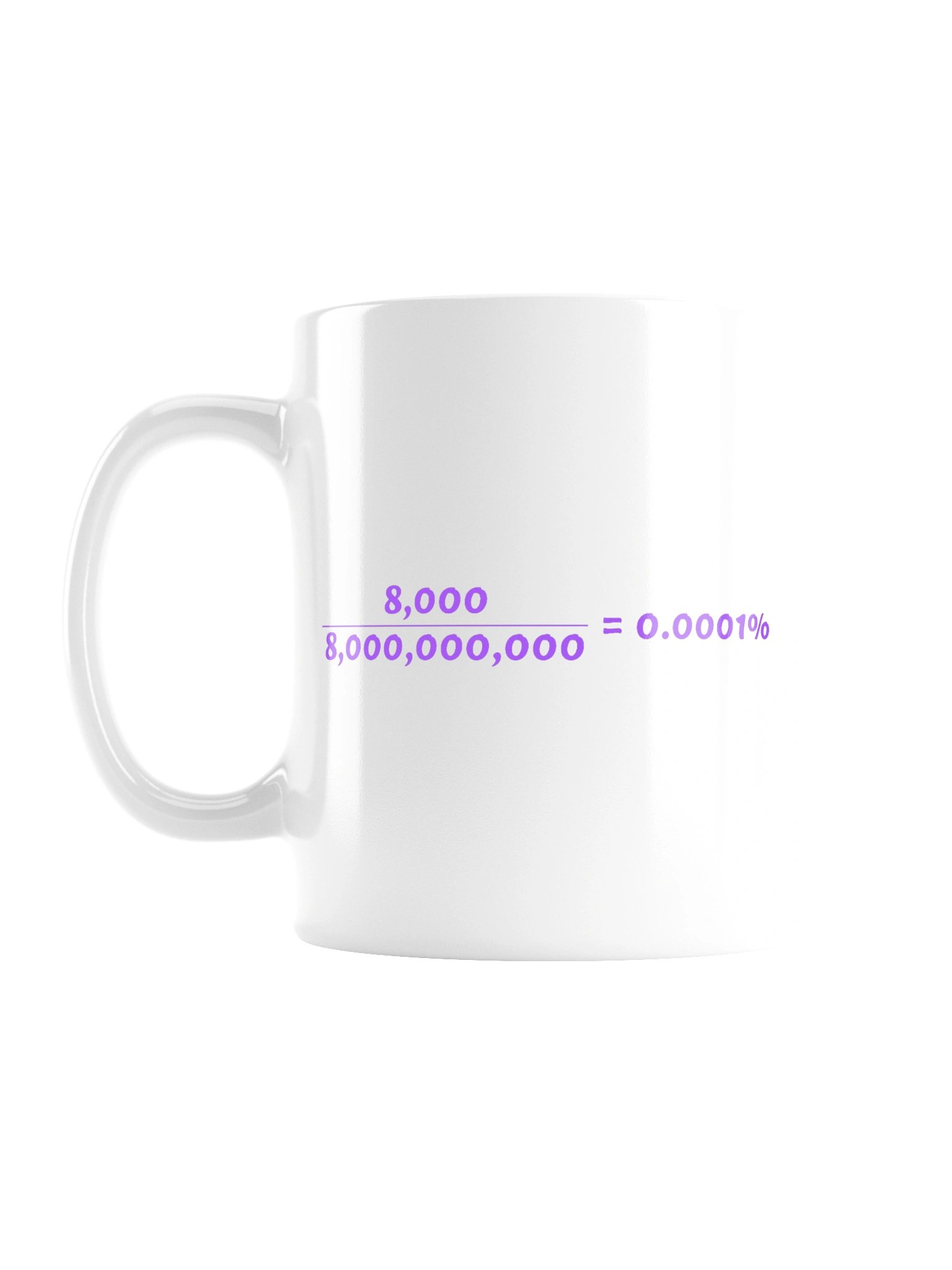 8 OVER 8 BILLION — Mug product image (2)