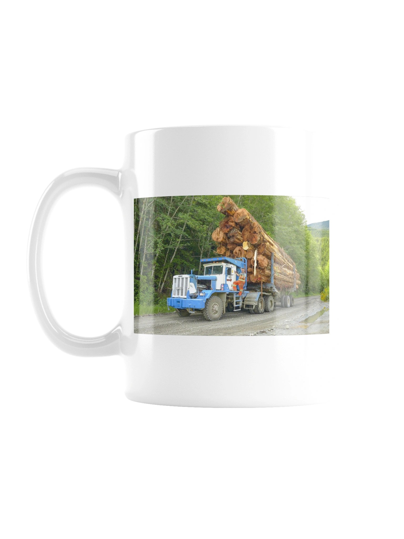 Road Rail Marine mug. Episode 24 Challenger truck and driver. product image (1)