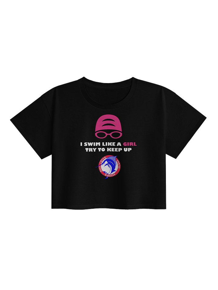 Swim Like a Girl Marlins Crop Top product image (1)