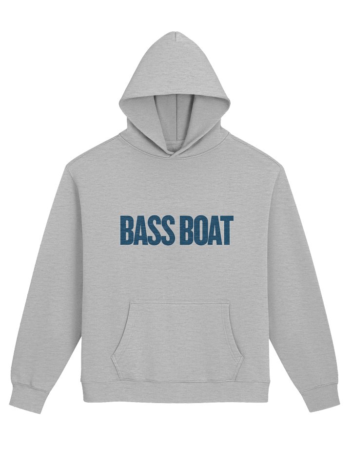 Bass Boat Hoodie (Blue Text) product image (9)