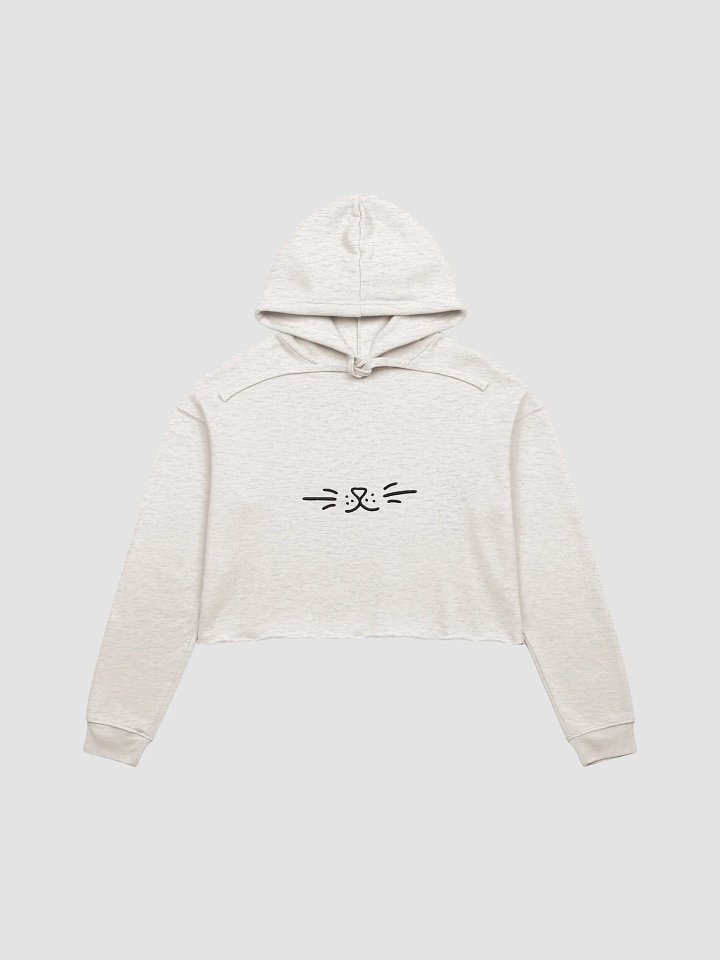 Cat Whiskers Art Crop Hoodie product image (1)
