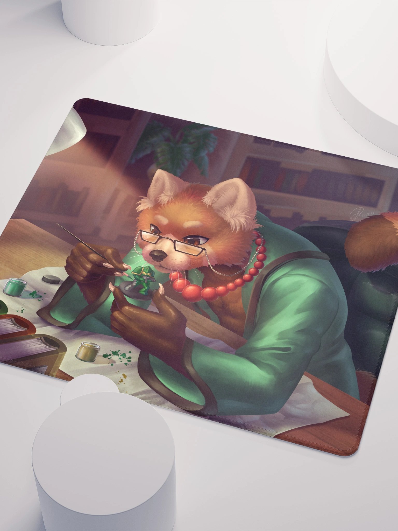 Painterly Panda - Mouse Pad product image (6)
