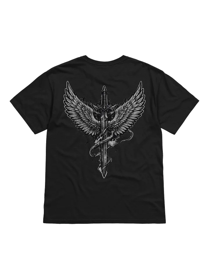 Edgy Sword Graffiti Cotton Tee product image (2)