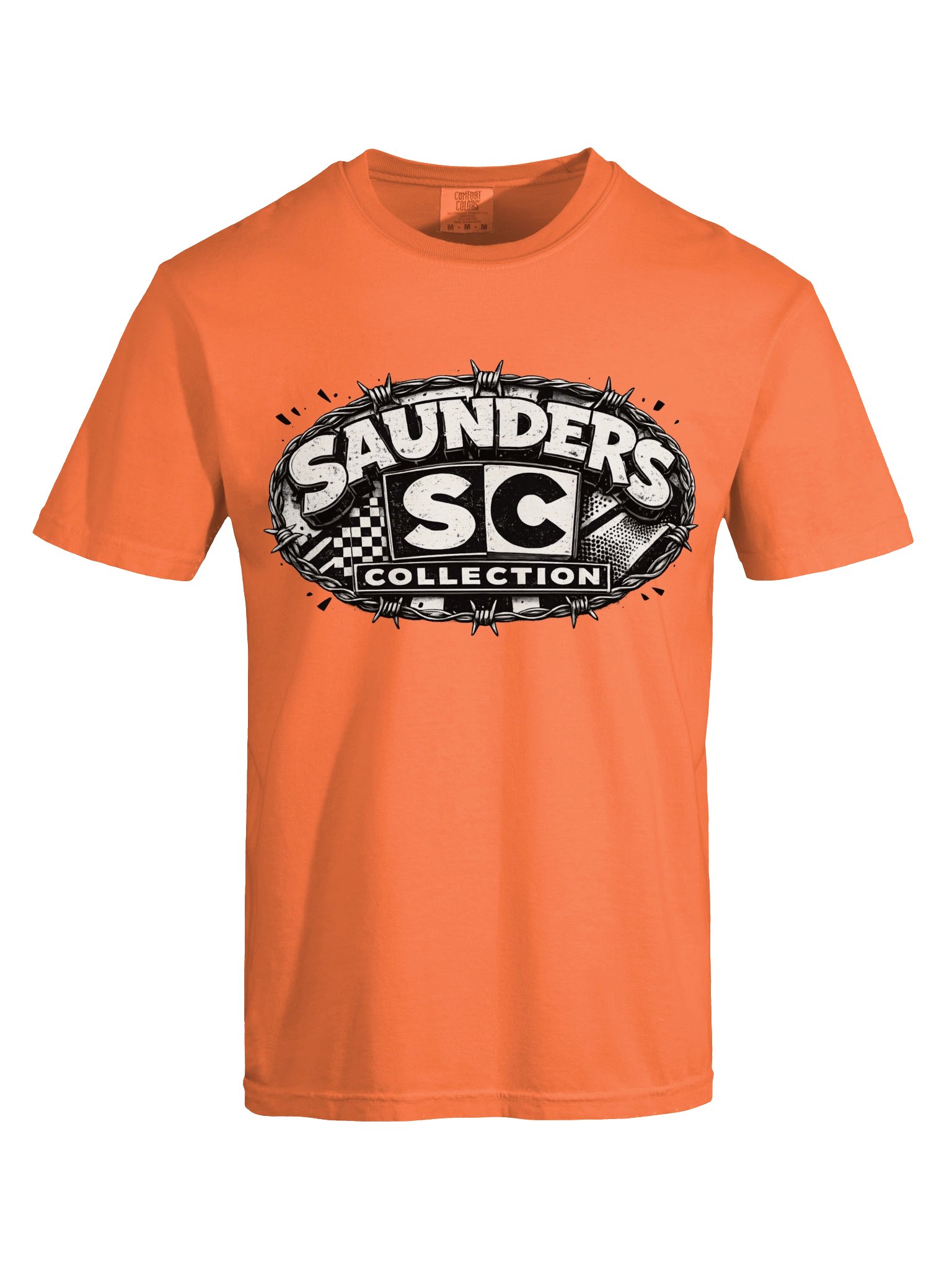Saunders SC Barbed Wire Logo Tee product image (61)