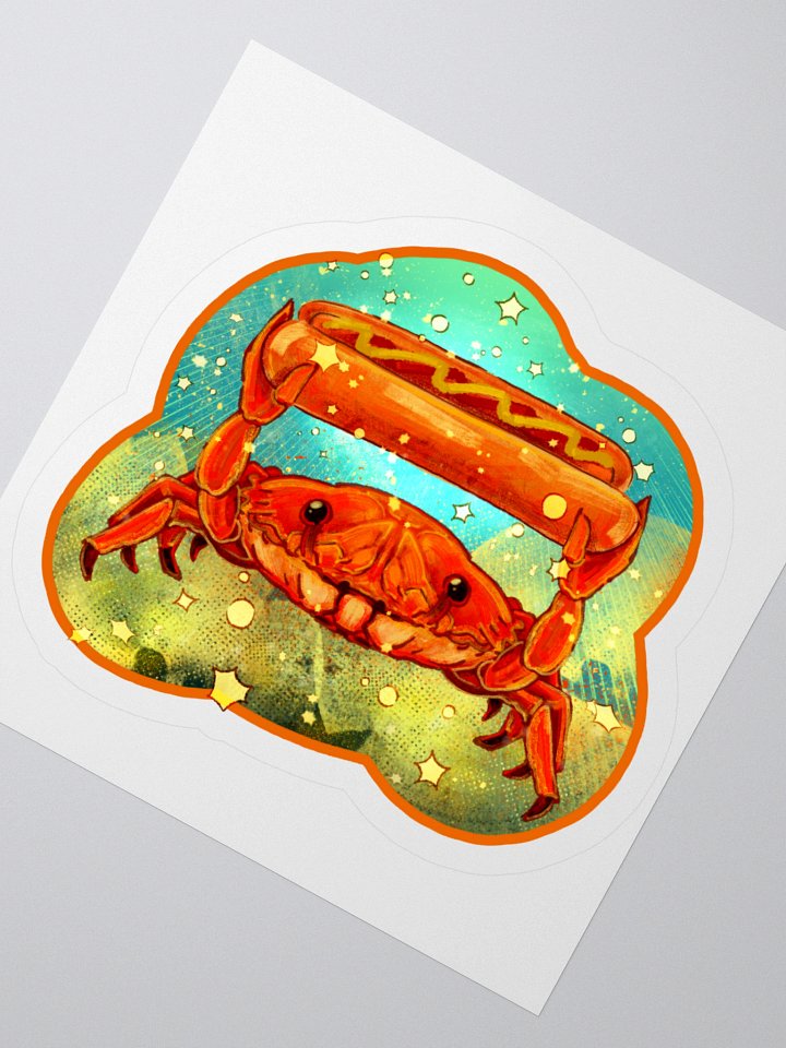 Glizzy Crab Sticker product image (4)