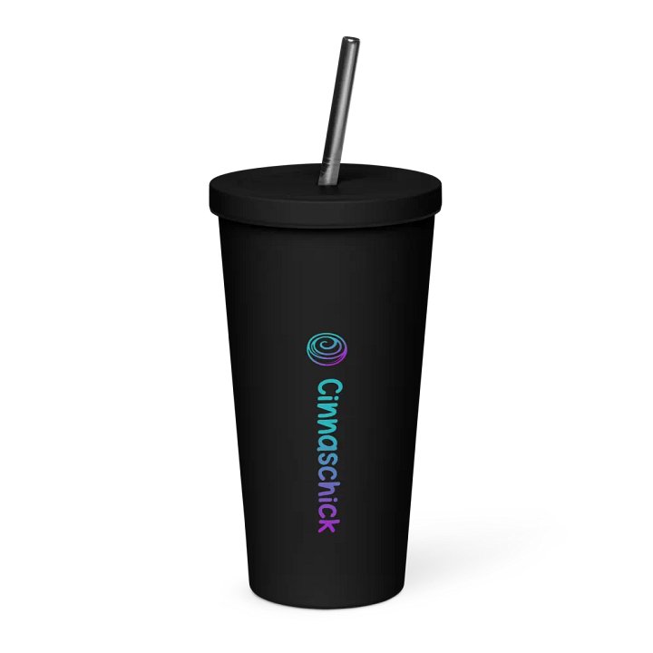 Cinnaschick Insulated Tumbler with Straw product image (2)