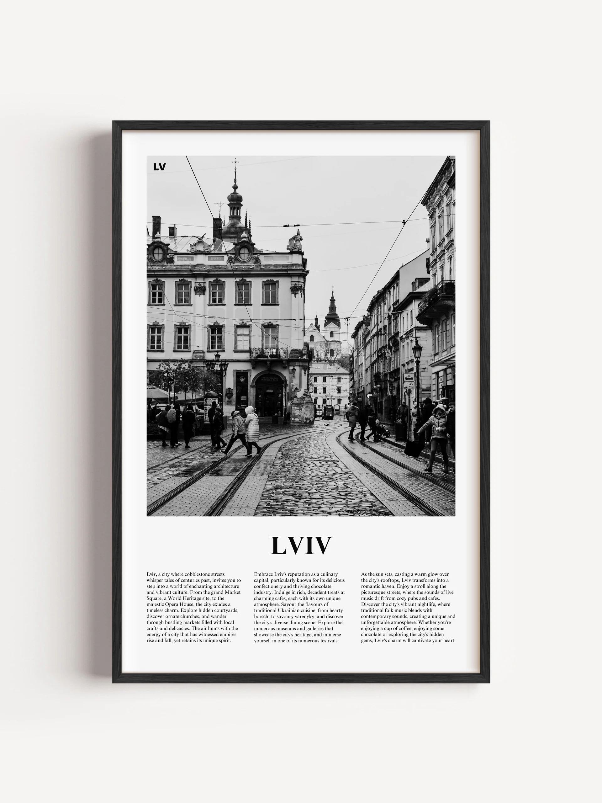 Lviv 02 Newspaper Poster | Framed product image (16)