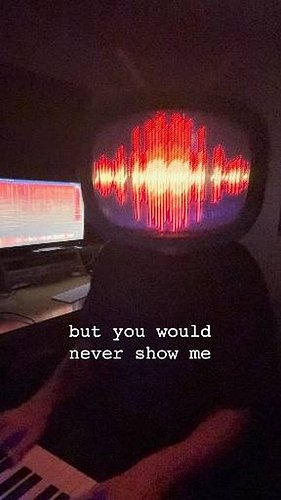 i could never show you anything at all