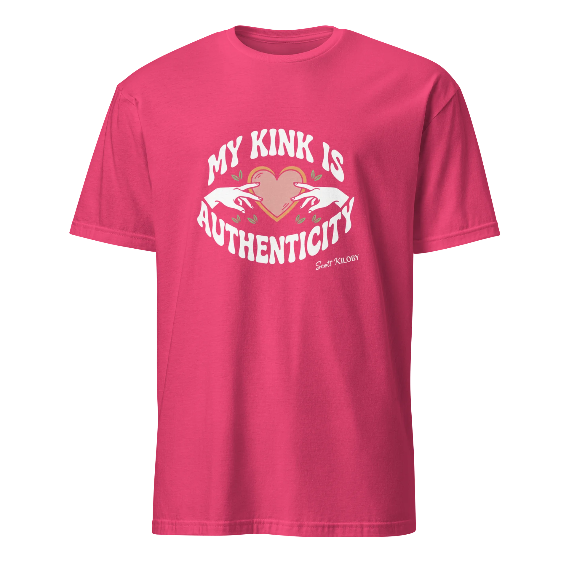 “My Kink Is Authenticity” Heliconia Soft-Style T- product image (1)
