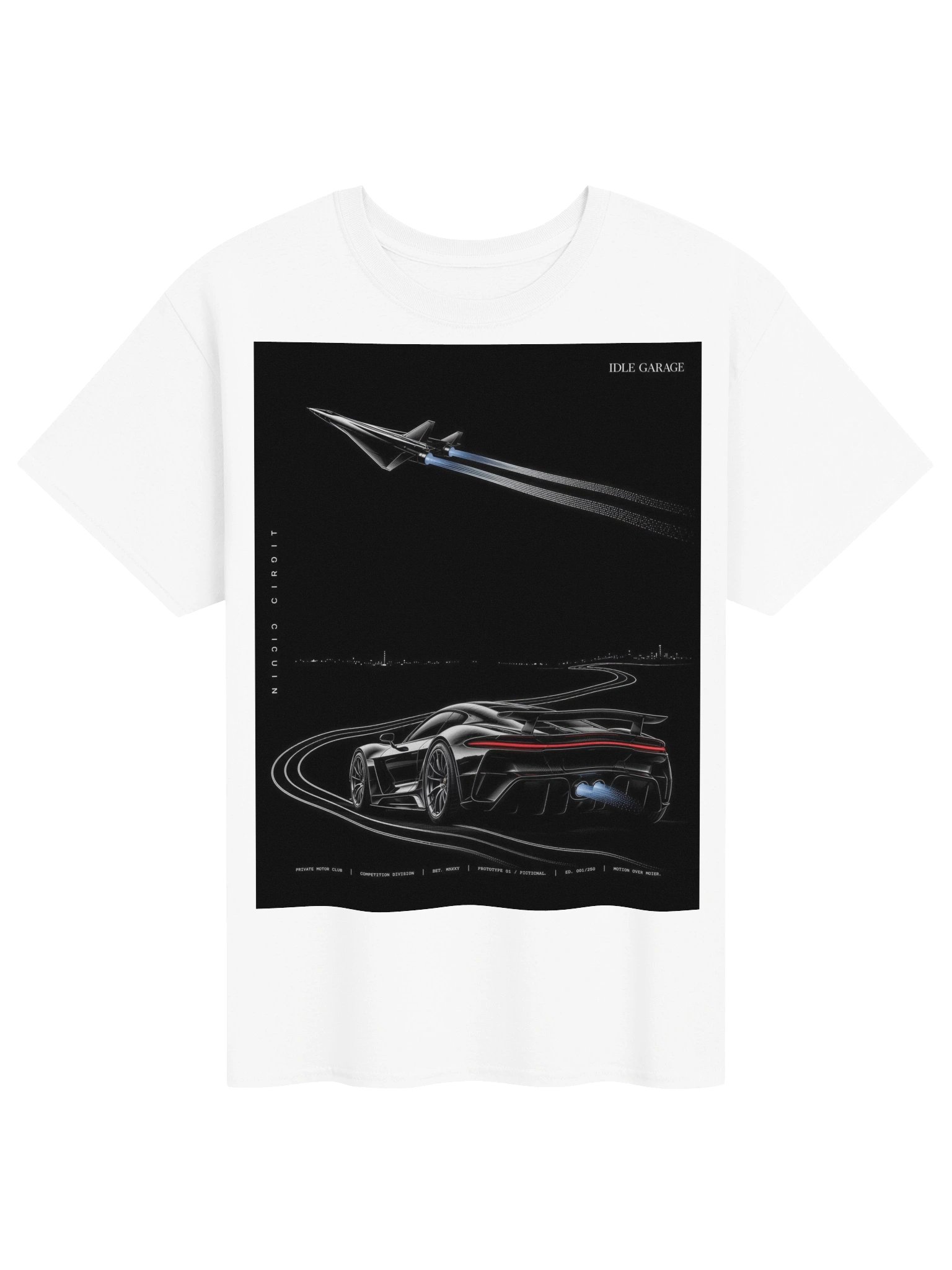 Idle Garage Circuit Speed Poster Tee product image (1)