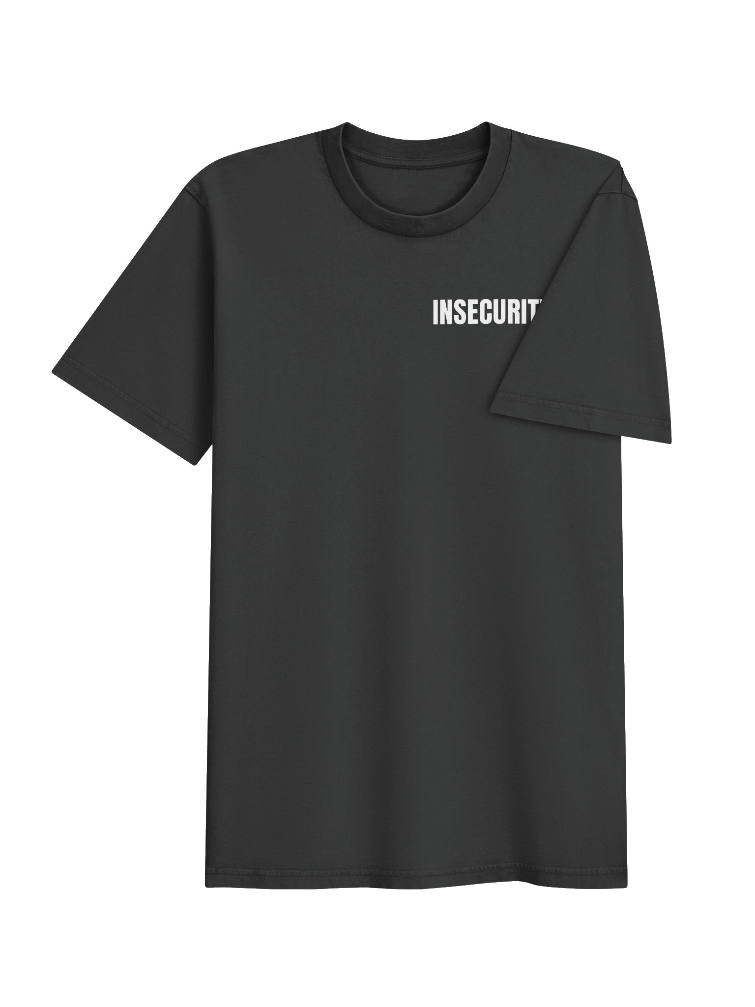 INSECURITY Black Statement Tee product image (10)