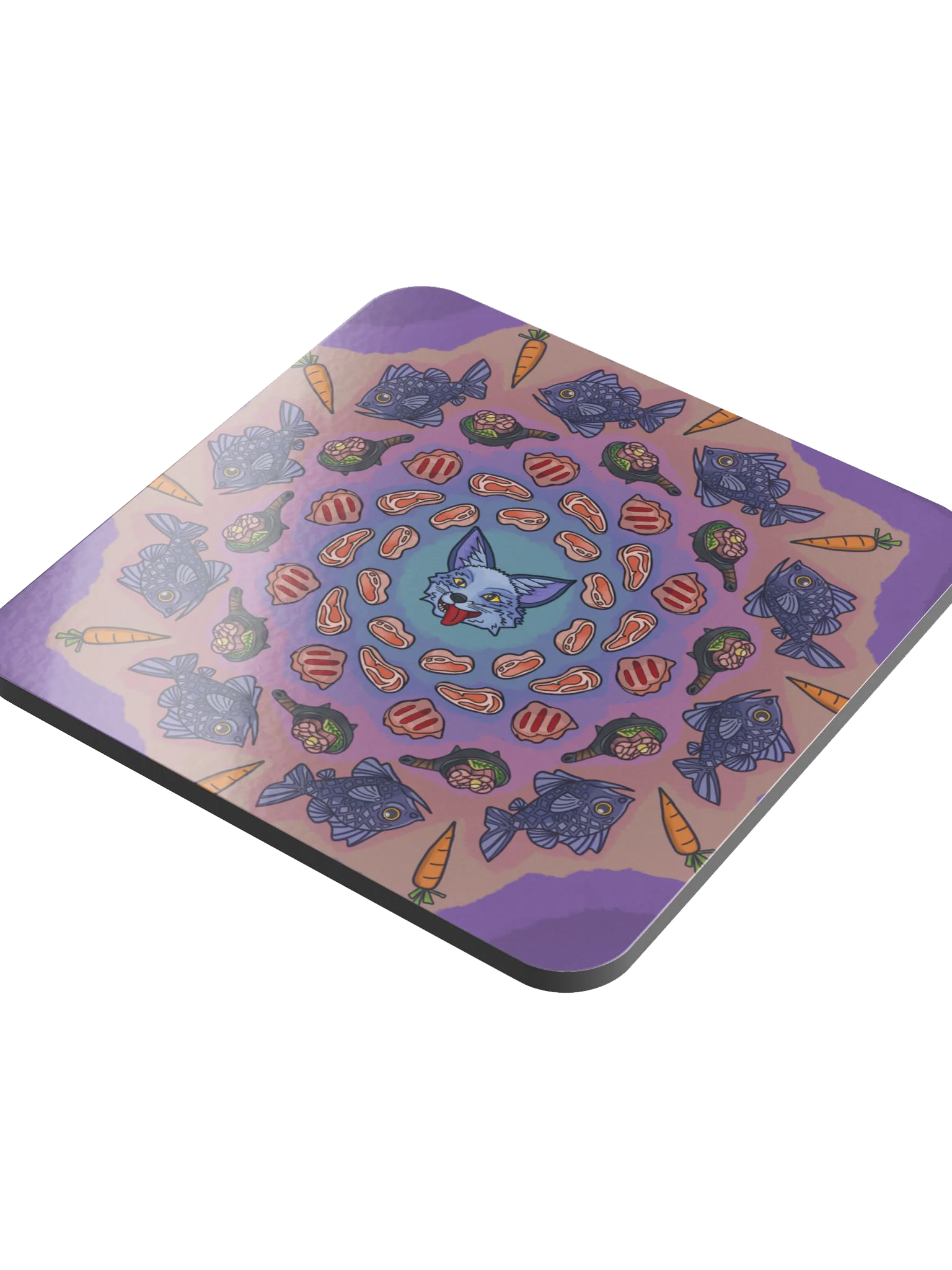 Palia Tau Snacks - Glossed Cork Coaster product image (4)