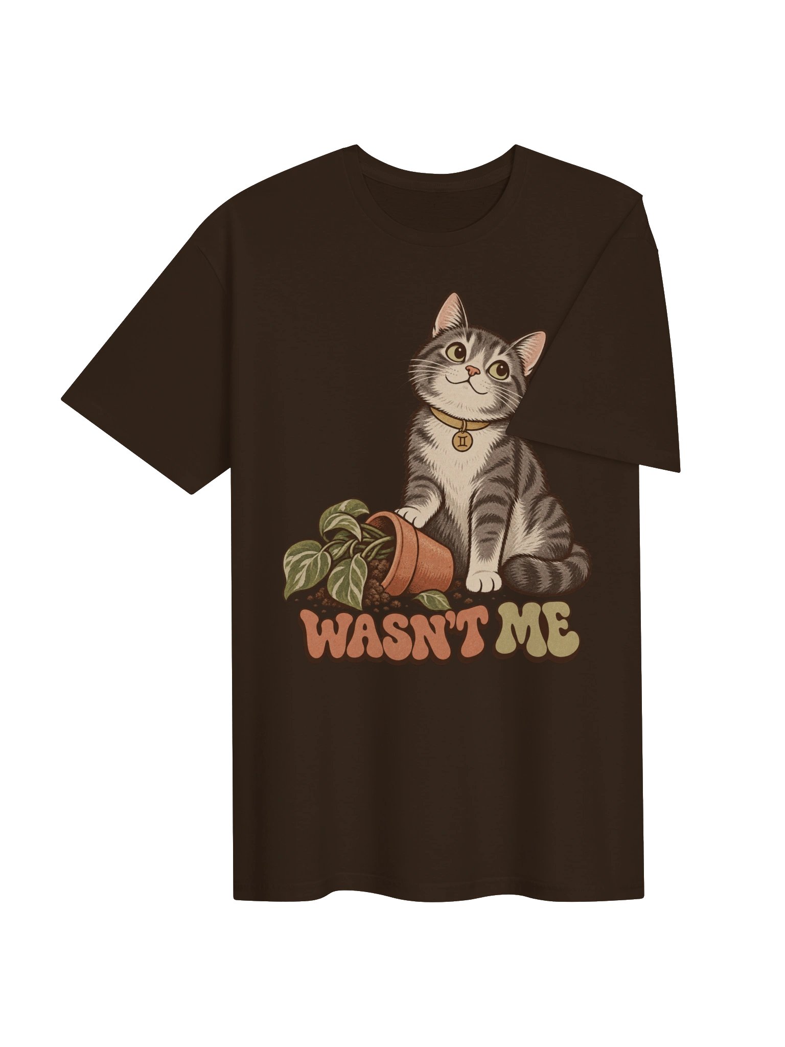 Gemini Wasn’t Me Cat Zodiac T-Shirt product image (4)