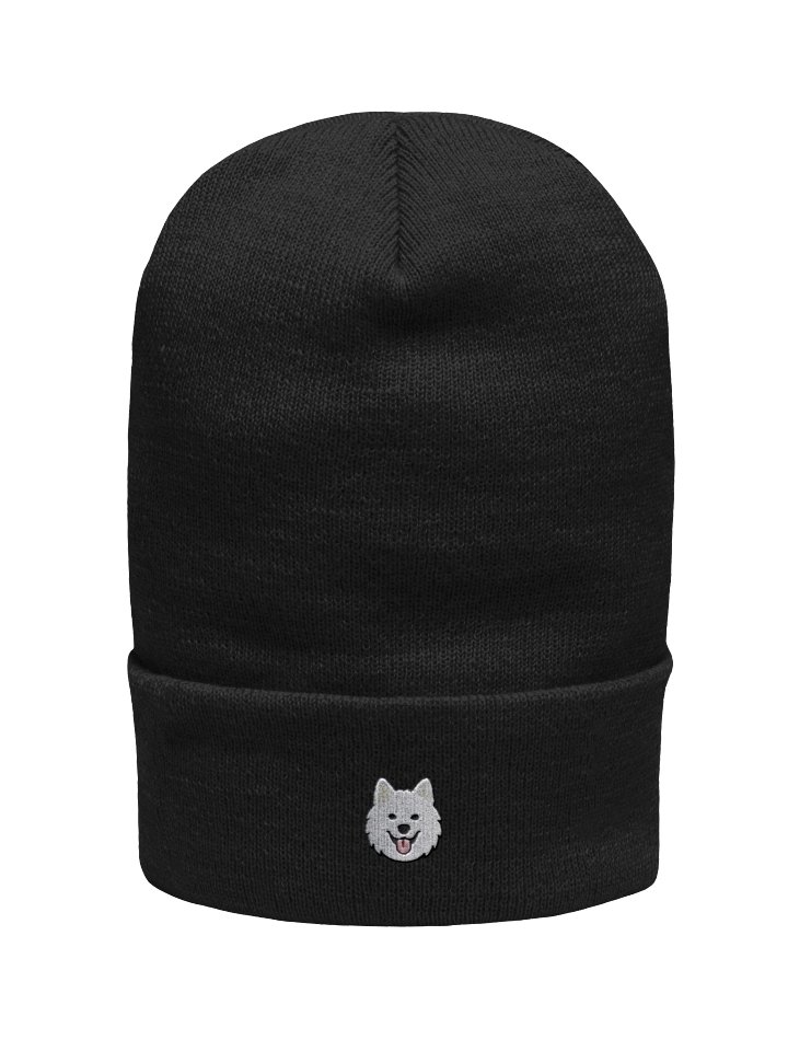Arctic Wolf Embroidered Beanie – Cozy Unisex Winter Knit Hat product image (2)