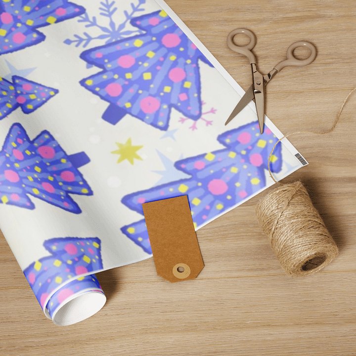 Enchanted Evergreens Wrapping Paper product image (2)
