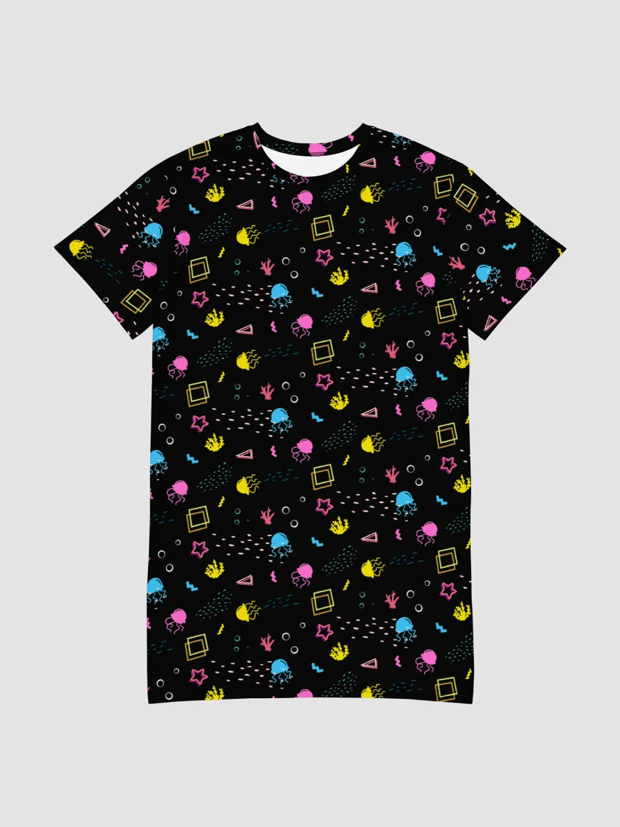 Shifty Seas dark pattern t-shirt dress product image (2)